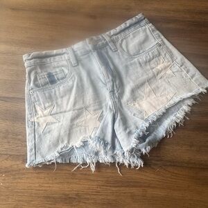 BlankNYC Allstar The Barrow 27 Star Jean Shorts